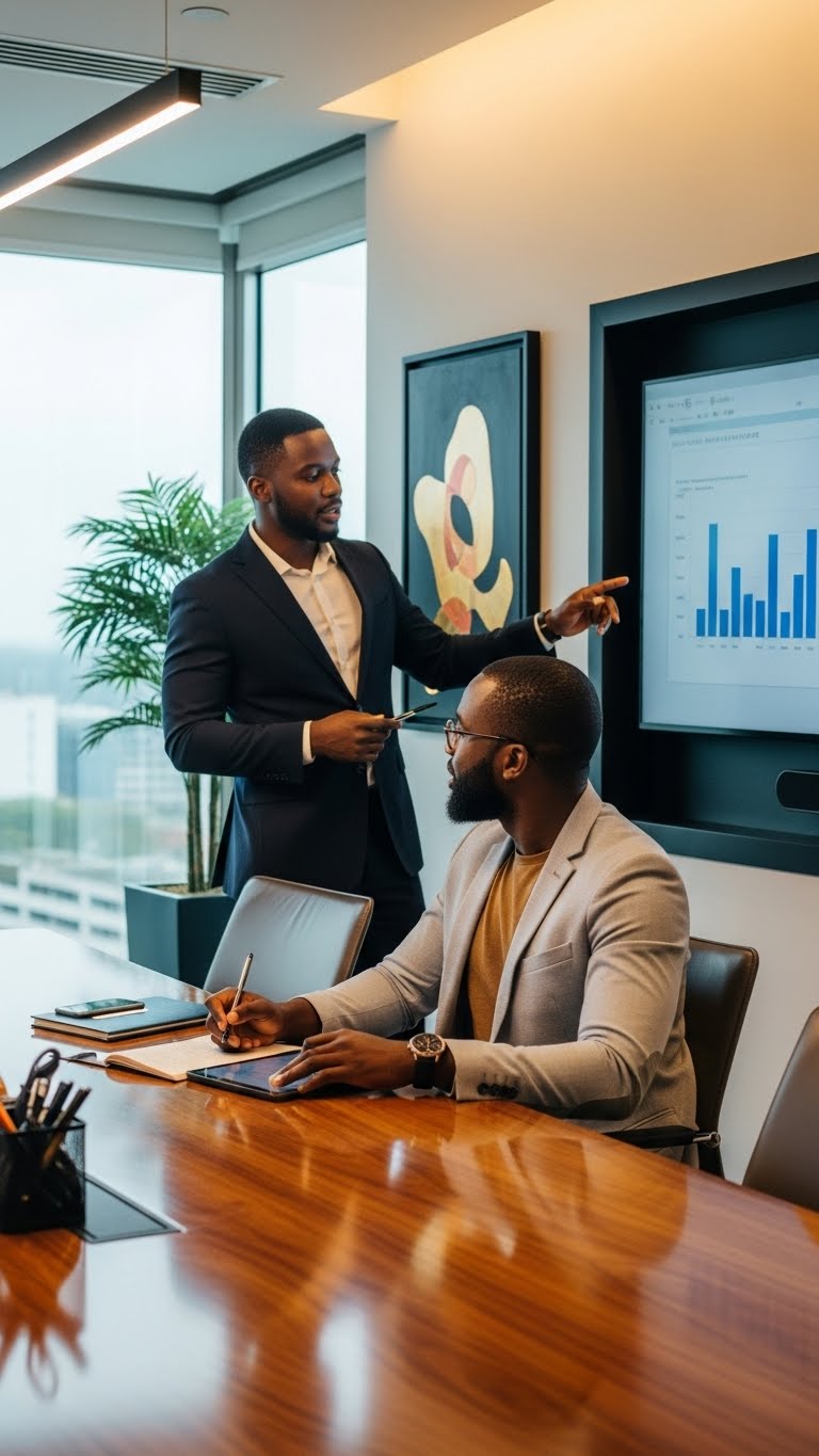 Business collaboration and teamwork session